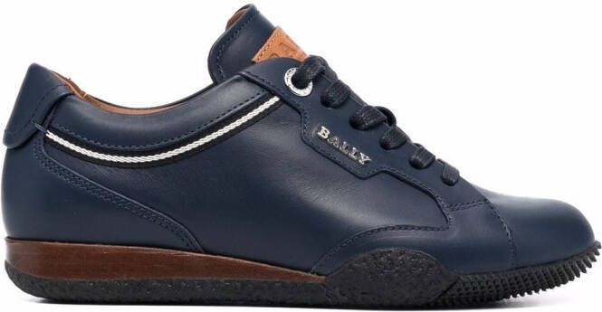 Bally low-top lace-up sneakers Blue