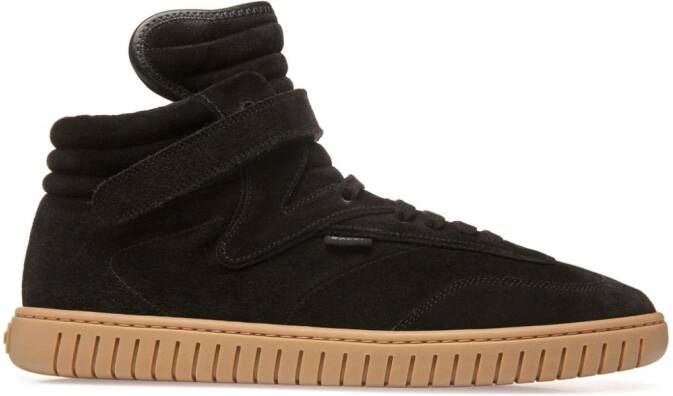 Bally Player suede high-top sneakers Black
