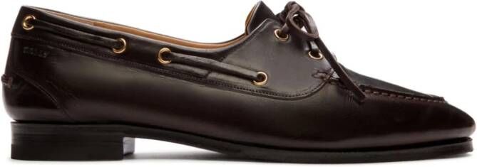 Bally Plume leather loafers Brown