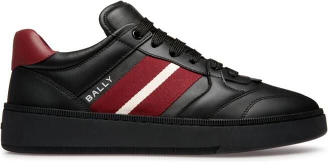 Bally Raise leather sneakers Black