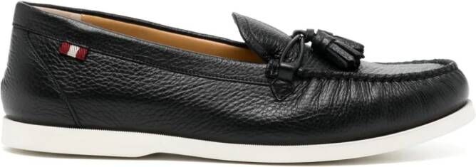 Bally tassel-detail leather loafers Black
