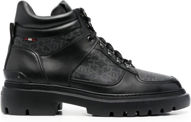 Bally Valensy monogram boots Black