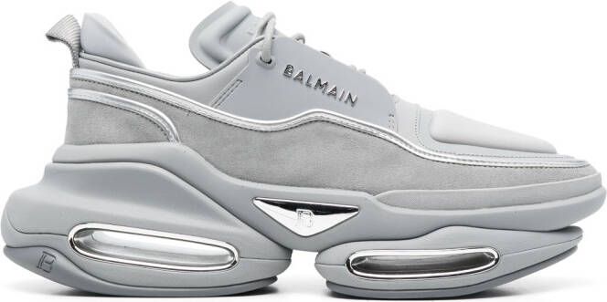 Balmain B-Bold chunky sneakers Grey - Picture 5