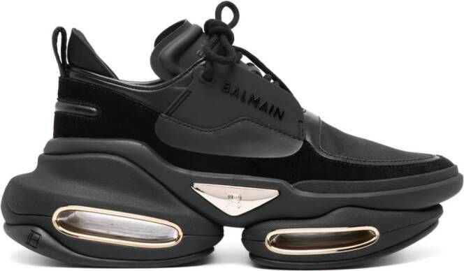 Balmain B-Bold leather sneakers Black