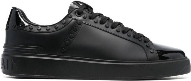Balmain B-court low-top sneakers Black