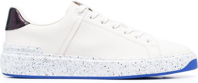 Balmain leather low-top sneakers White - Picture 2