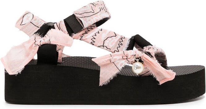 BAPY BY *A BATHING APE x Arizona Love Trekky sandals Black