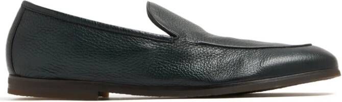 Barrett Dune leather loafers Green