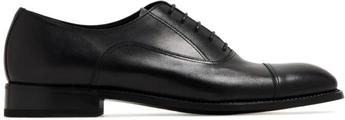 Barrett lace-up leather Oxford shoes Black