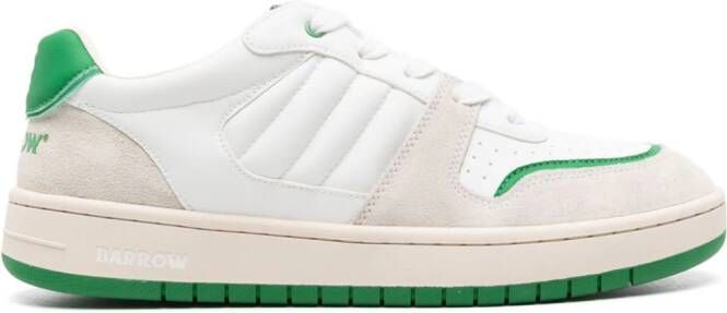 BARROW Switch leather sneakers White