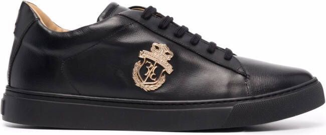 Billionaire Crest low-top sneakers Black