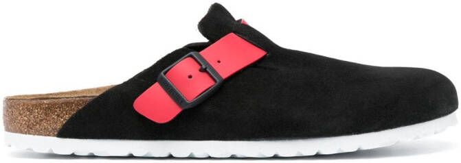 Birkenstock 1774 Boston suede sandals Black