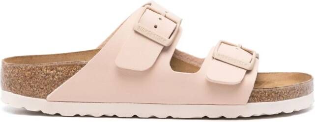 Birkenstock Arizona Birko-Flor leather sandals Neutrals
