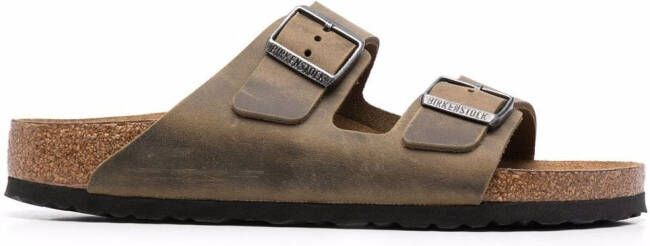Birkenstock Arizona buckle-fastened sandals Green
