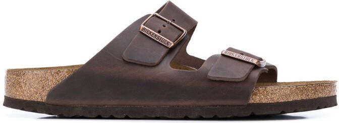 Birkenstock Arizona buckle sandals Brown