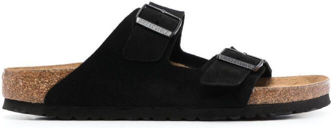 Birkenstock Arizona buckled sandals Black