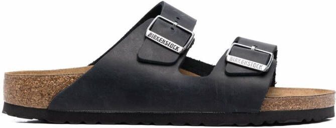 Birkenstock Arizona buckled sandals Black