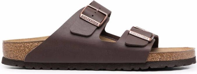 Birkenstock Arizona buckled sandals Brown
