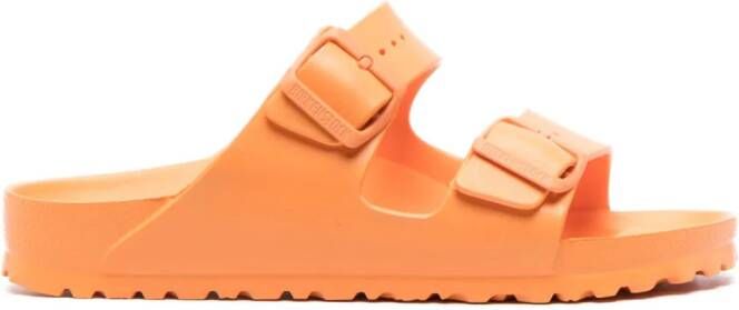 Birkenstock Arizona decorative-buckle slides Orange