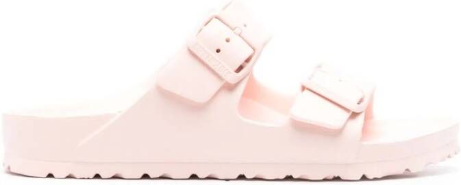 Birkenstock Arizona double-buckle slip-on slides Pink