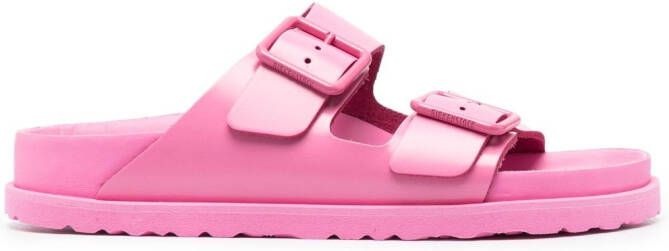 Birkenstock Arizona embossed-logo slides Pink