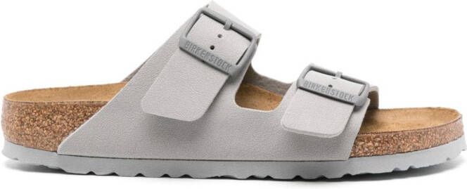 Birkenstock Arizona leather flat sandals Grey