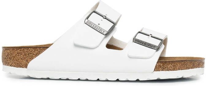 Birkenstock Arizona leather sandals White