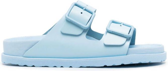 Birkenstock Arizona leather slides Blue