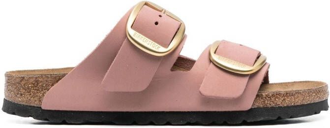 Birkenstock Arizona Big Buckle leather sandals Pink