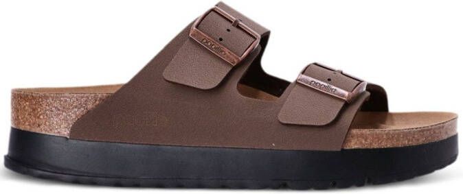 Birkenstock Arizona platform sandals Brown