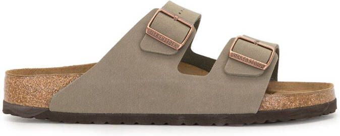 Birkenstock Arizona side buckle sandals Brown