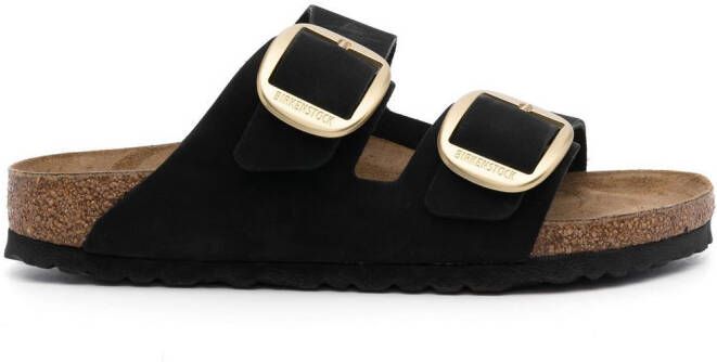 Birkenstock Arizona side-buckle slides Black