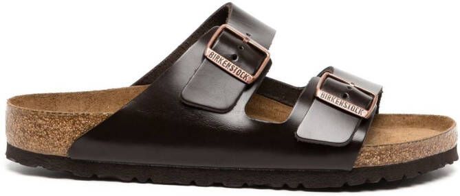 Birkenstock Arizona slip-on suede sandals Brown