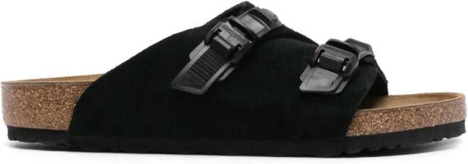 Birkenstock Arizona suede sandals Black