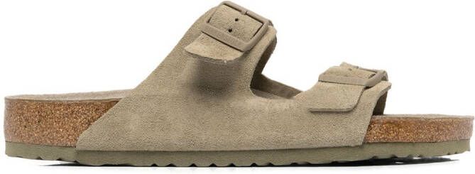 Birkenstock Arizona suede sandals Neutrals