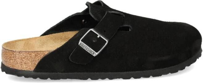 Birkenstock Boston buckle-embellished clogs Black