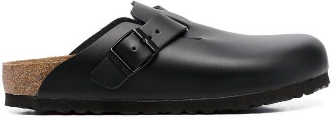 Birkenstock Boston buckled clogs Black