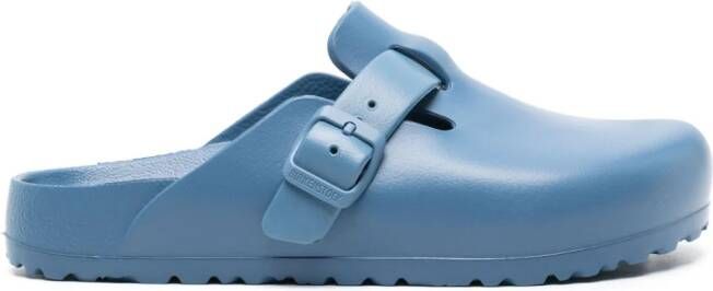Birkenstock Boston buckled slippers Blue