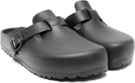 Birkenstock Boston faux-leather slippers Black