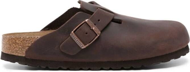 Birkenstock Boston leather mules Brown