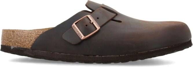 Birkenstock Boston leather sandals Brown