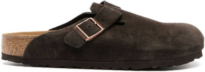 Birkenstock Boston suede clogs Brown