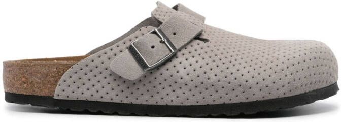 Birkenstock Boston suede sandals Grey