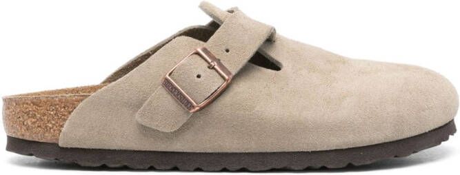 Birkenstock Boston suede sandals Neutrals