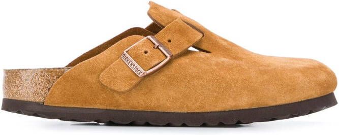 Birkenstock Boston suede mules Neutrals