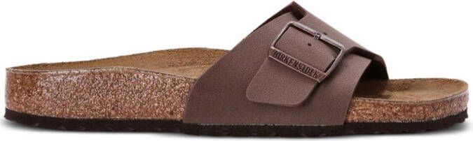 Birkenstock Catalina leather slides Brown