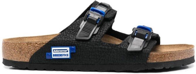 Birkenstock double-buckle open-toe sandals Black