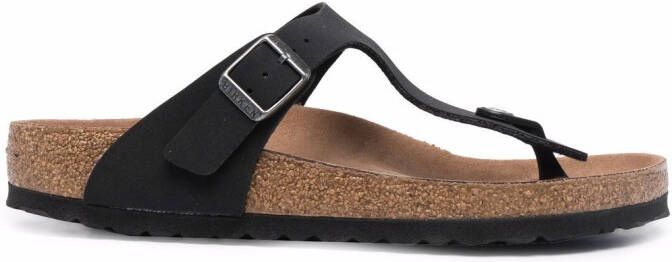 Birkenstock Gizeh Birko-Flor flip flops Black