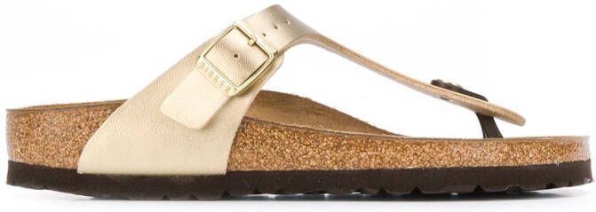 Birkenstock Gizeh slip-on sandals Gold