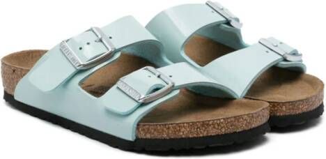 Birkenstock Kids Arizona BS leather sandals Green